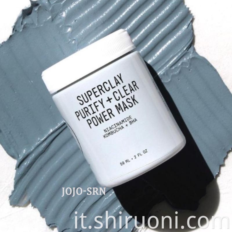 white clay mask 